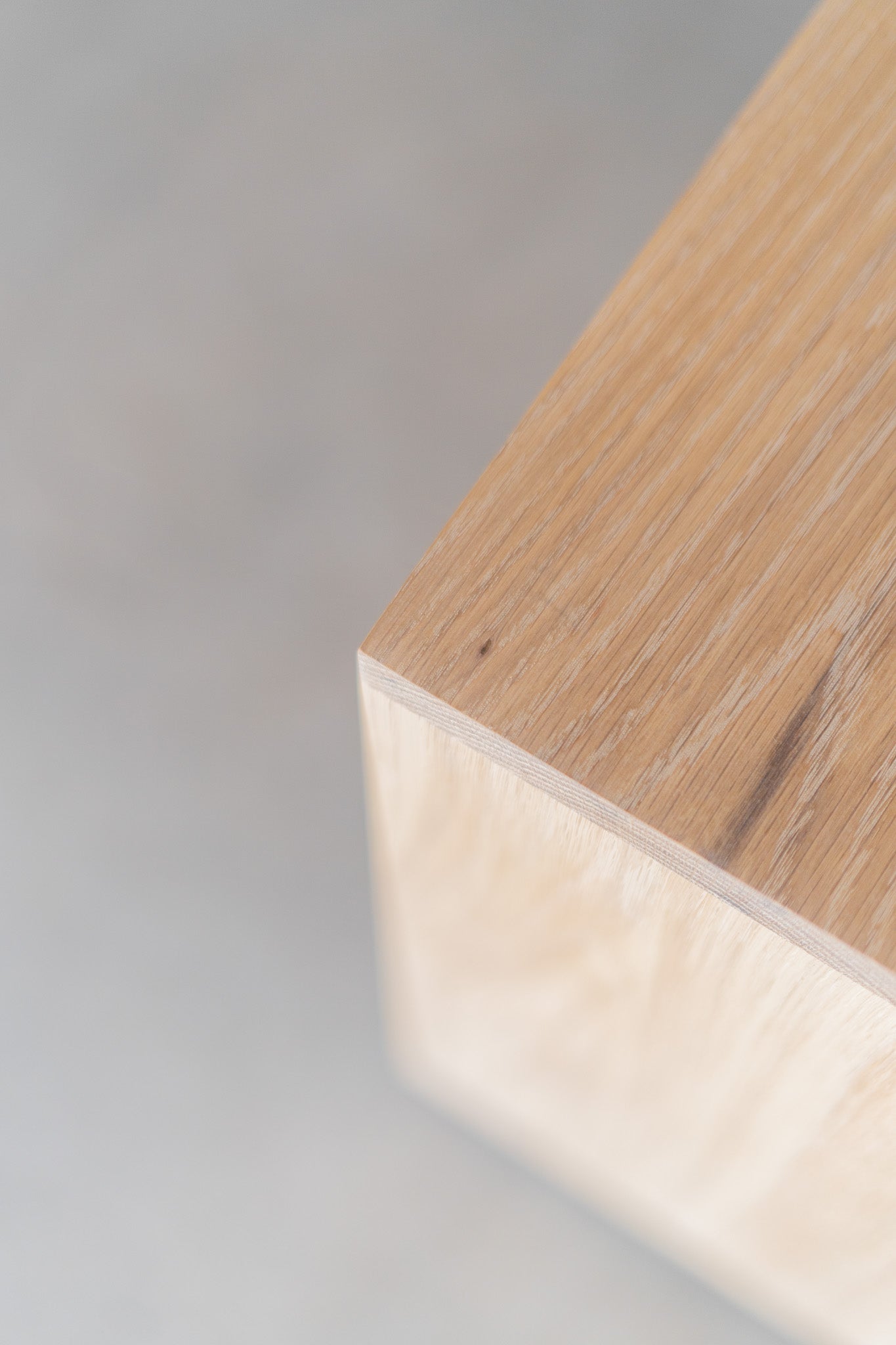 Faria nightstand - close up on wood