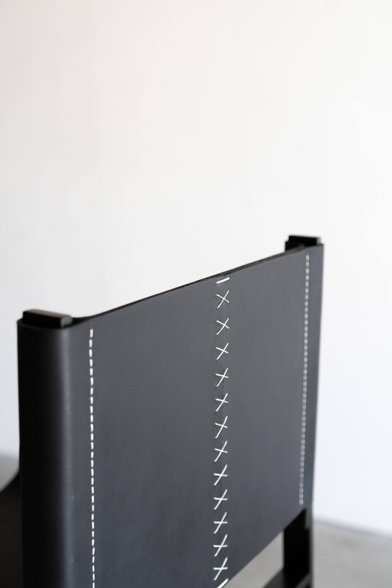 latigo bar stools - black leather