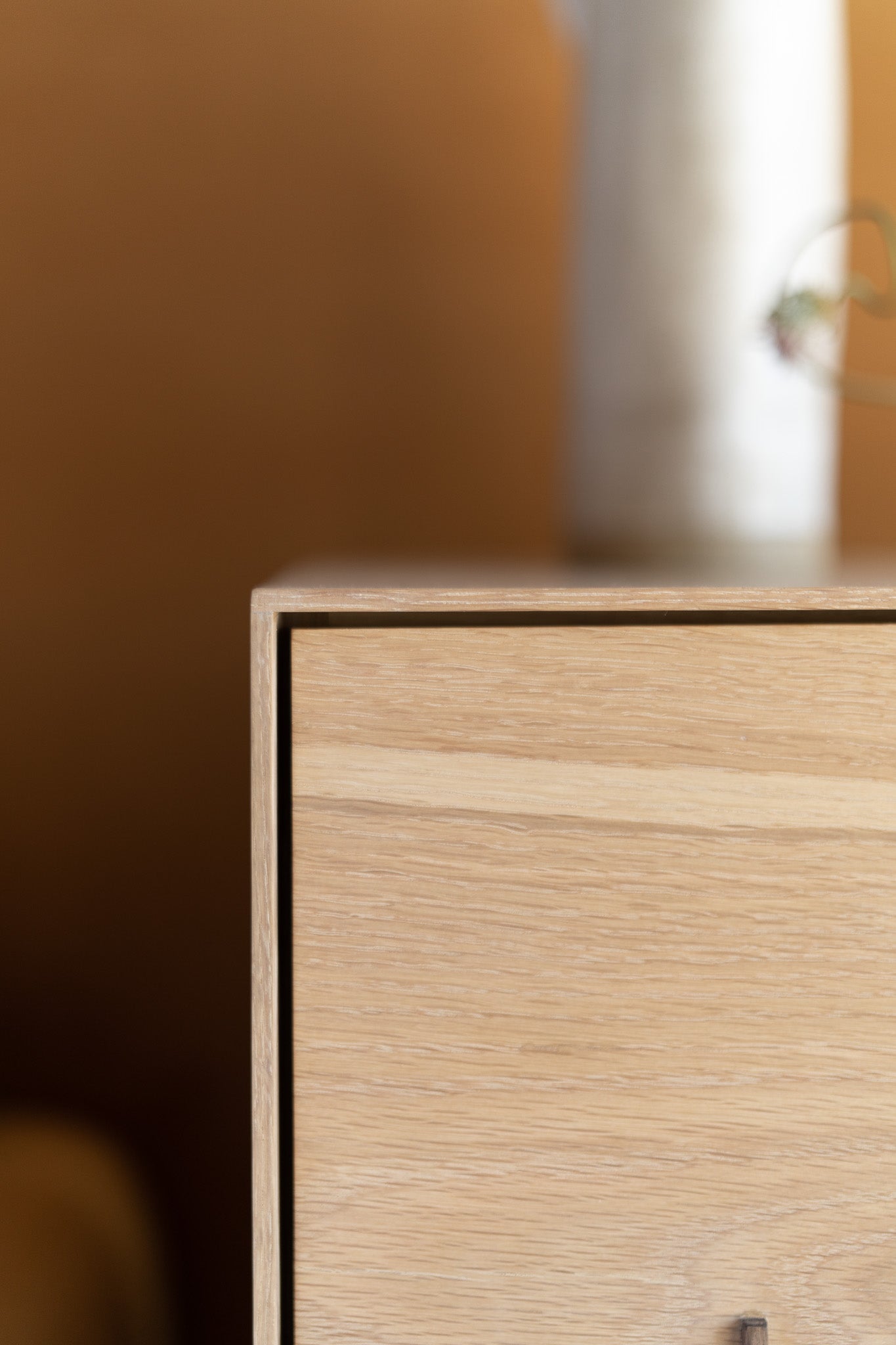Nima nightstand - top left corner