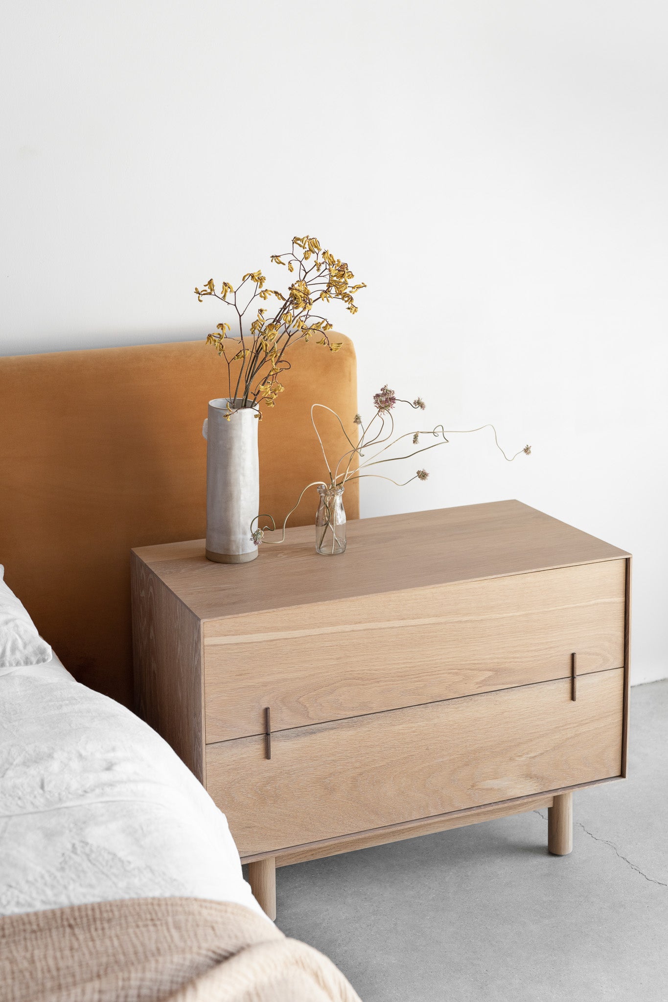 Nima nightstand - all wood nightstand