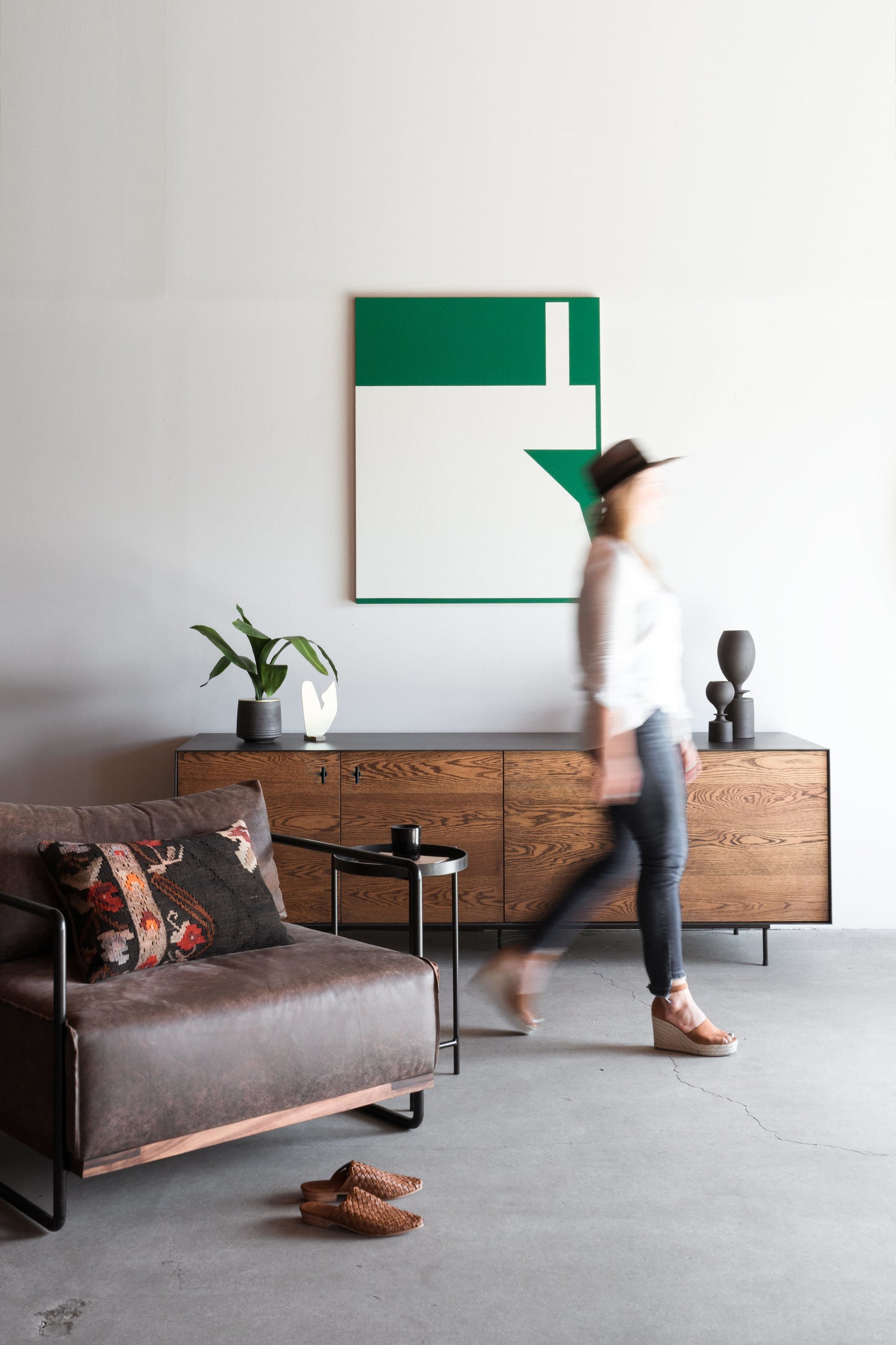 Arden Credenza wooden dresser - full shot