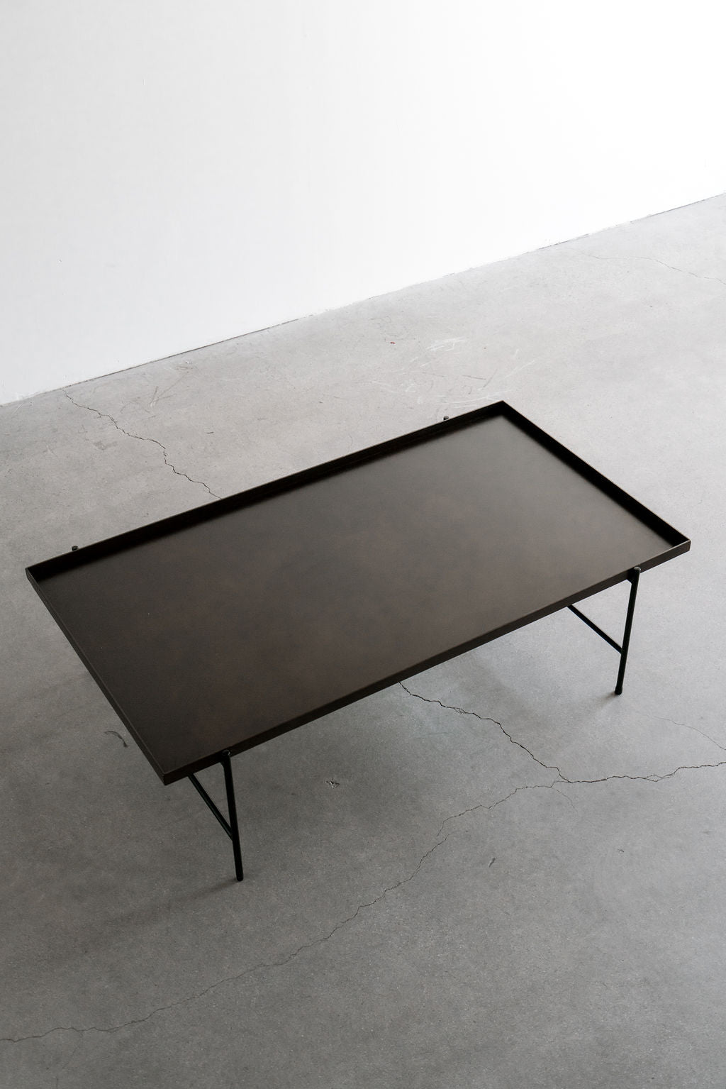 Bronson cocktail table - full steel table