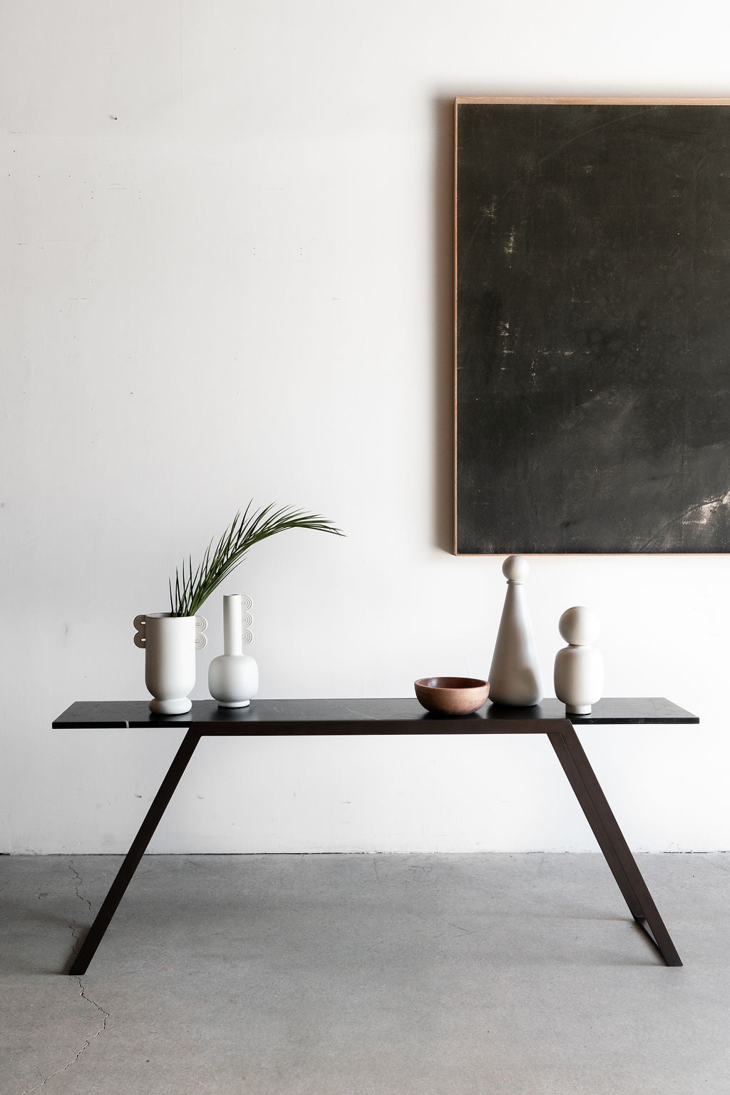 Cane console - full shot styled