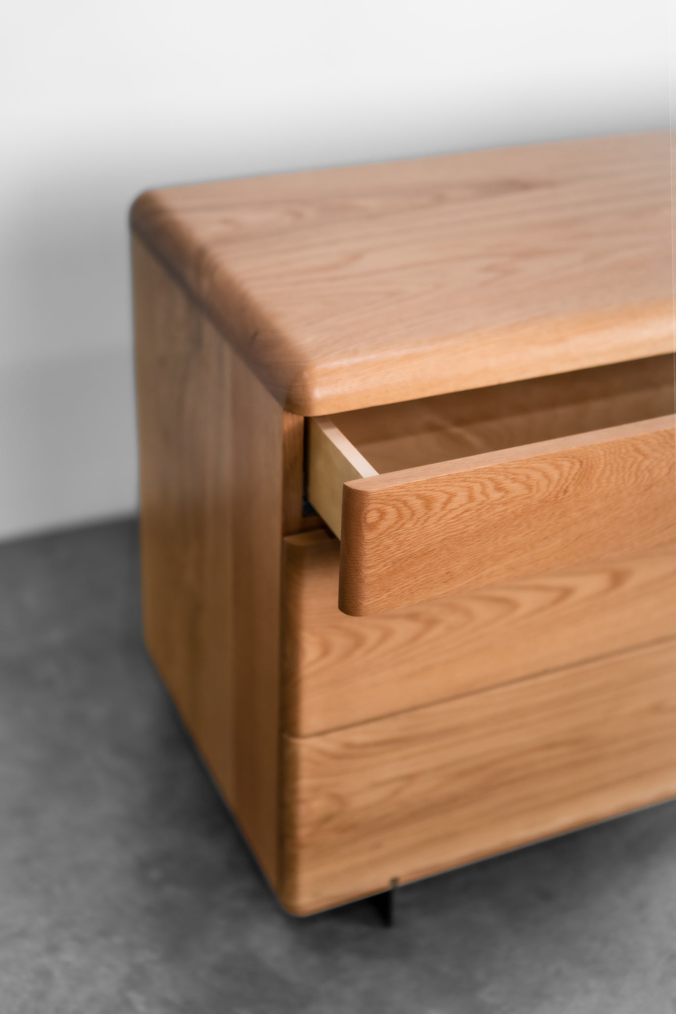 Carter dresser- shot of open drawer
