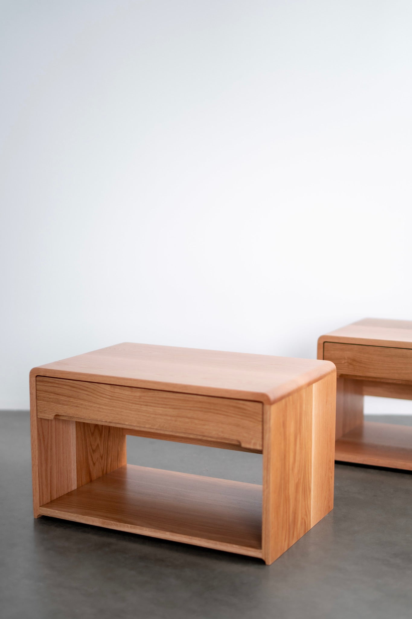 Carter oak nightstand full shot
