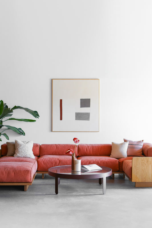 Carter sectional - styled, full shot