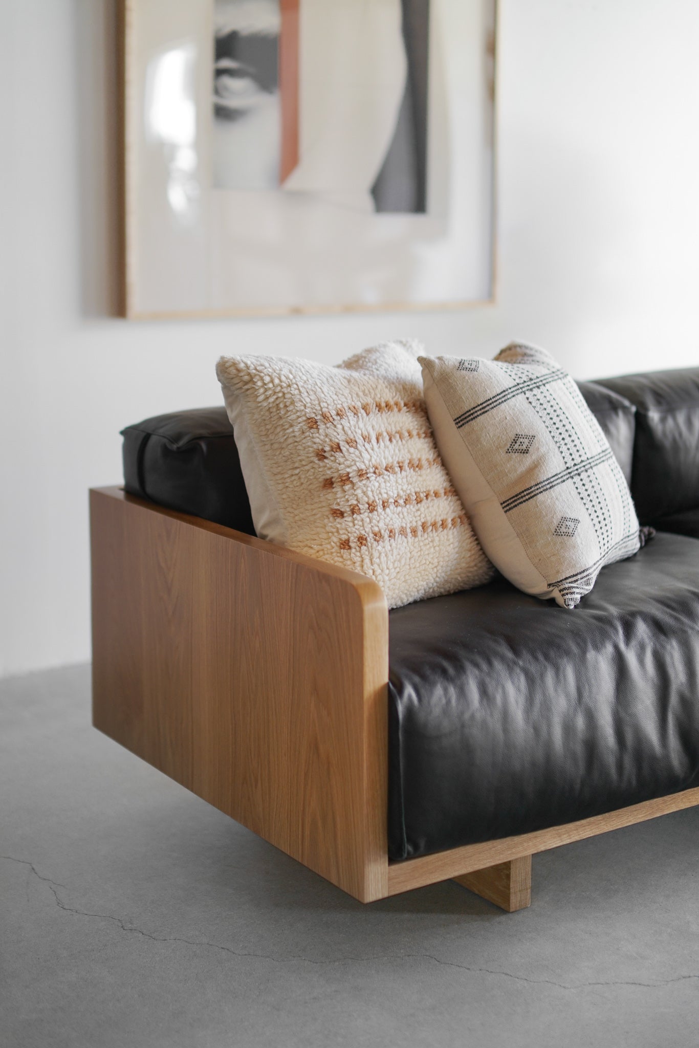 Carter Sofa leather - side shot