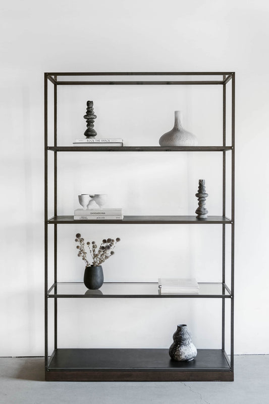 Chambers Bookcase- styled