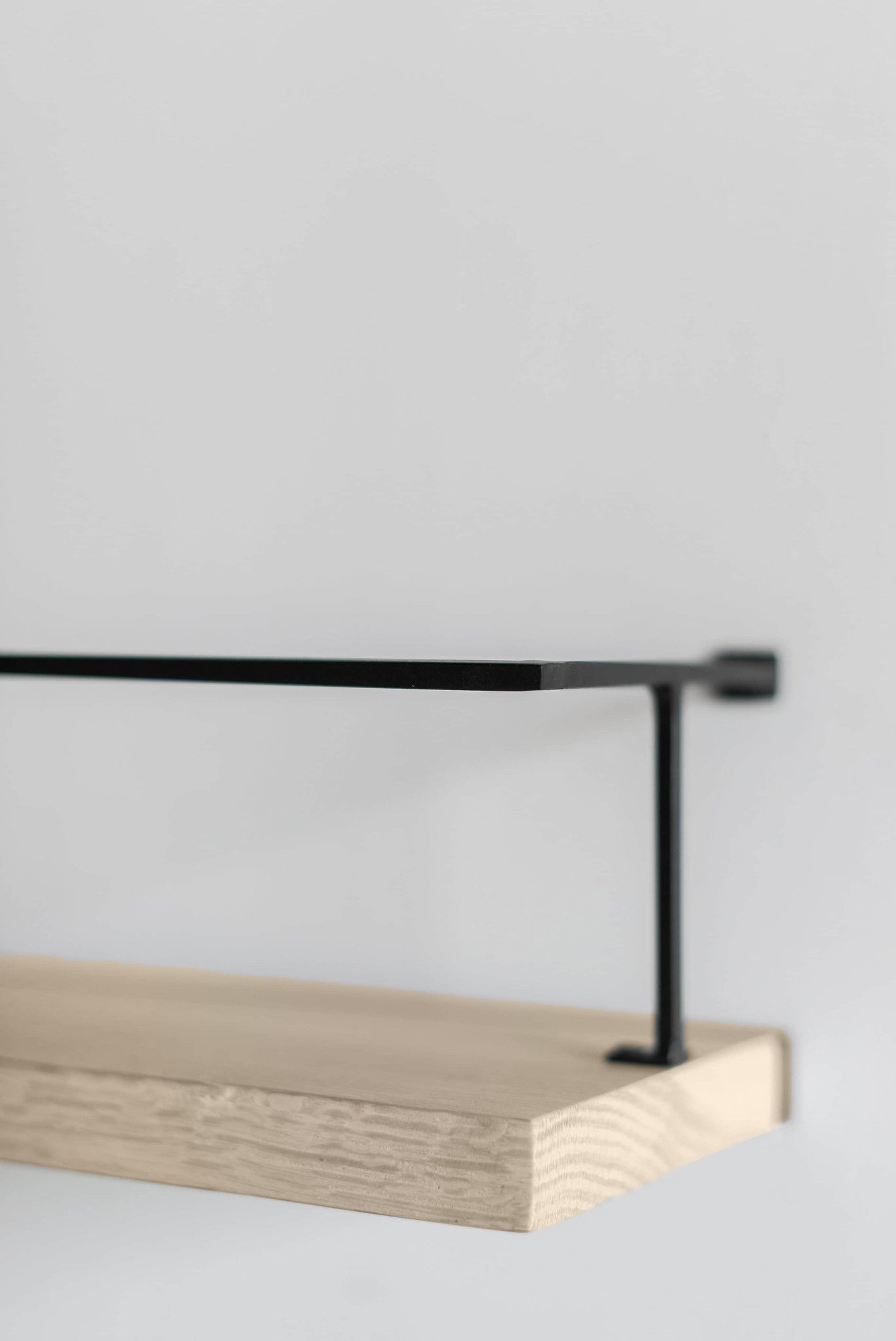 Croft house shelves- Oak wood and metal shelves