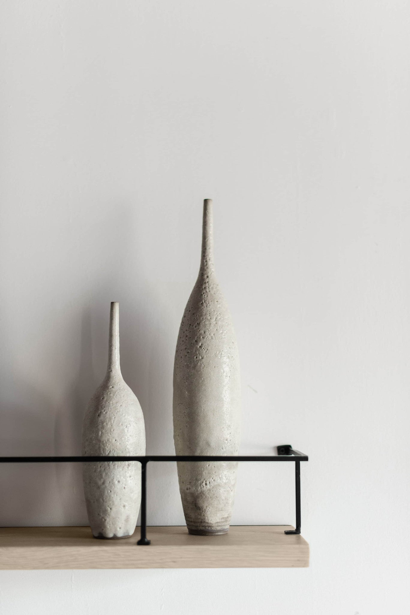 Croft house shelves- Oak wood and metal shelves