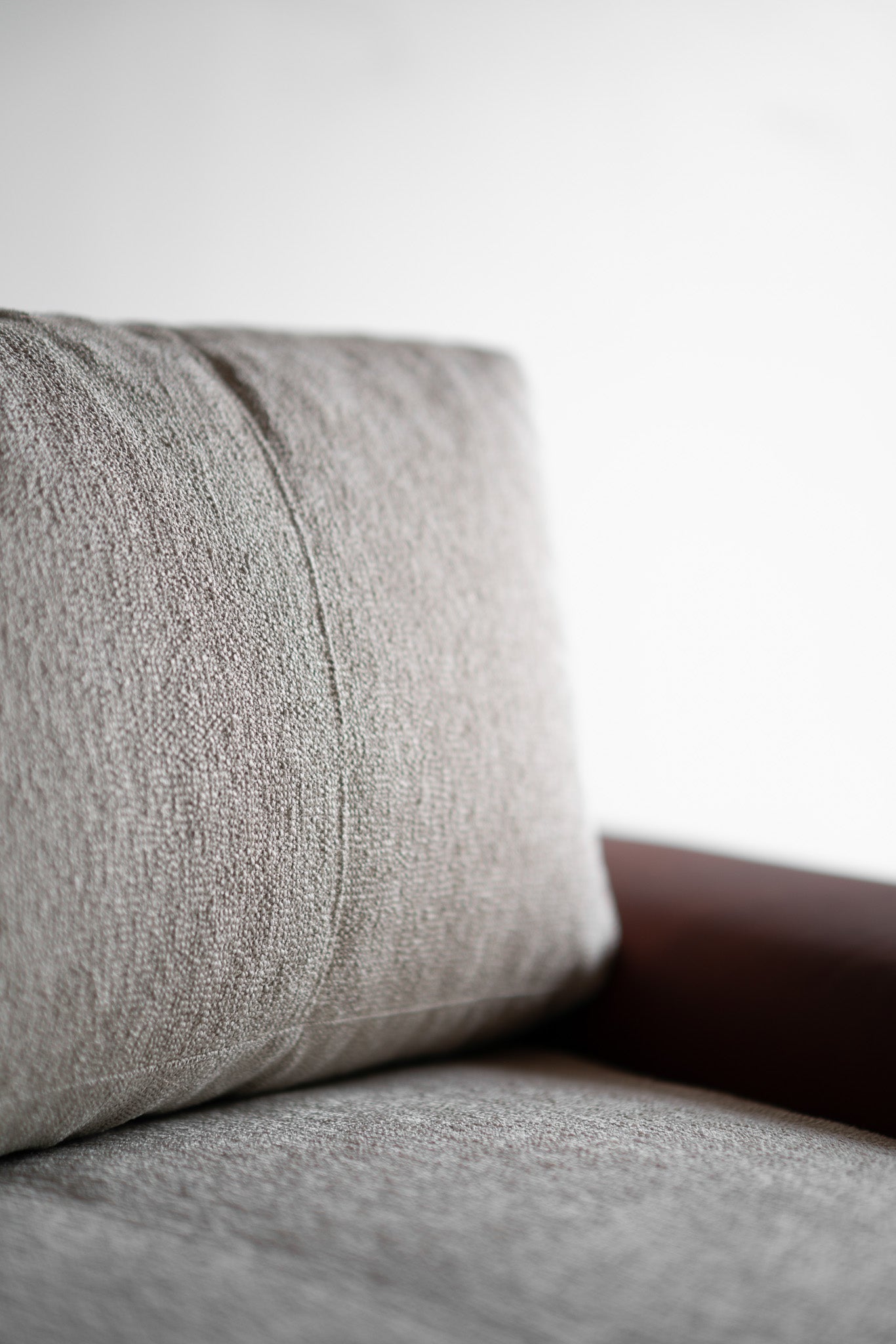 Close up shot of Sofa pillow