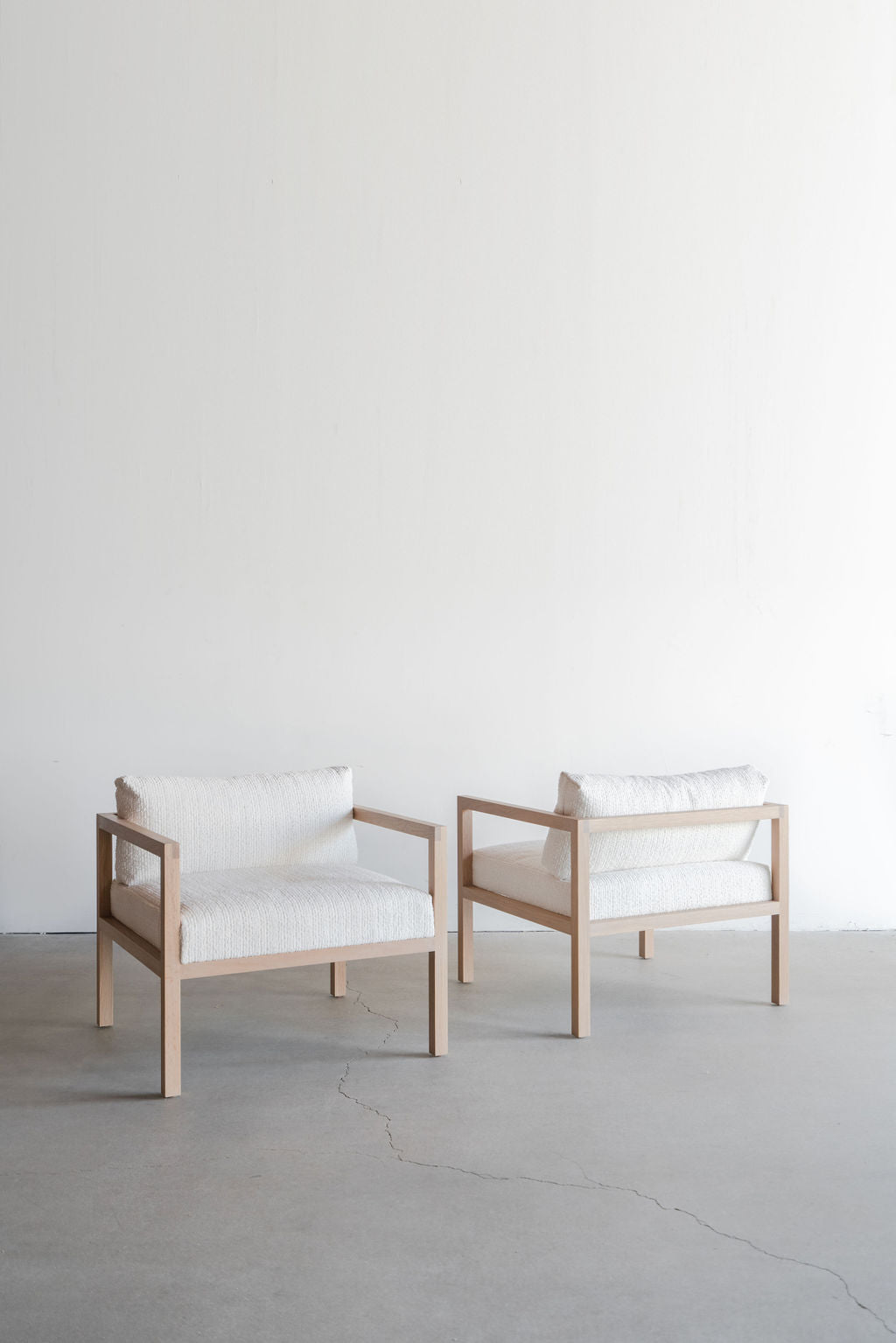 eve lounge chair - full shot of two chairs