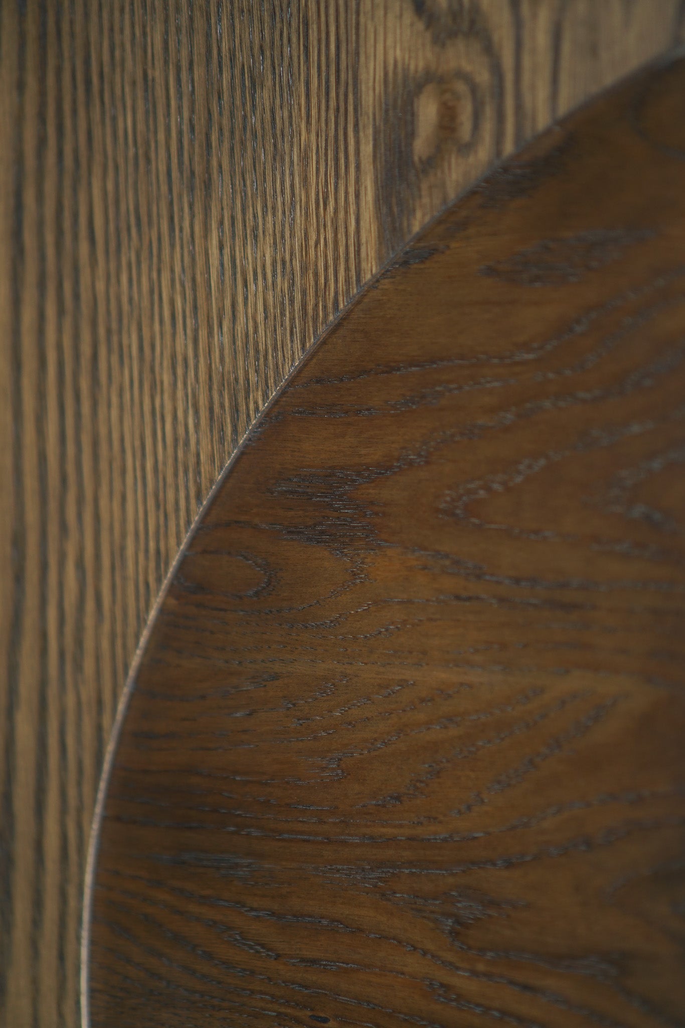 Flores credenza- close up on wood