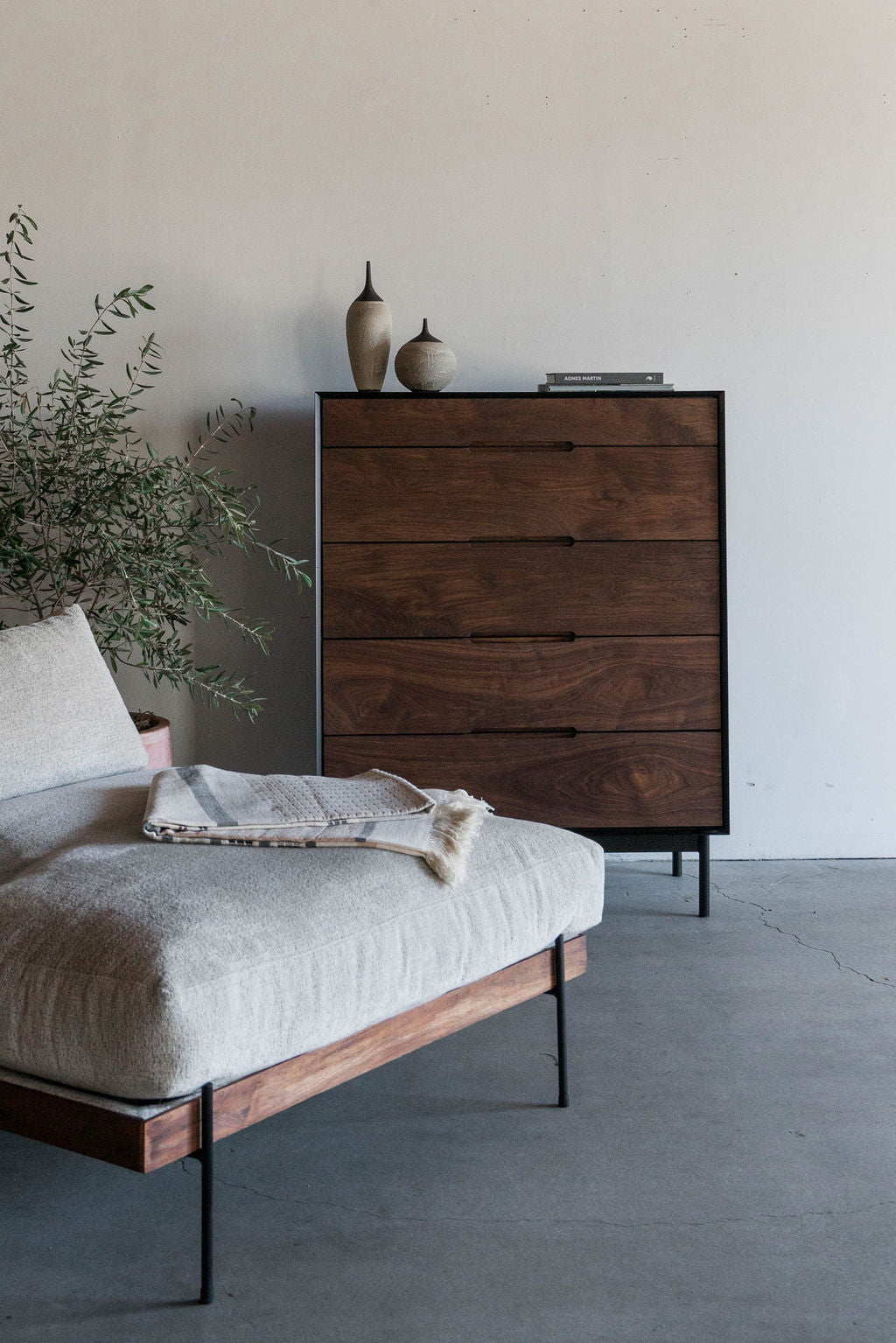 Kings dresser - full shot, styled