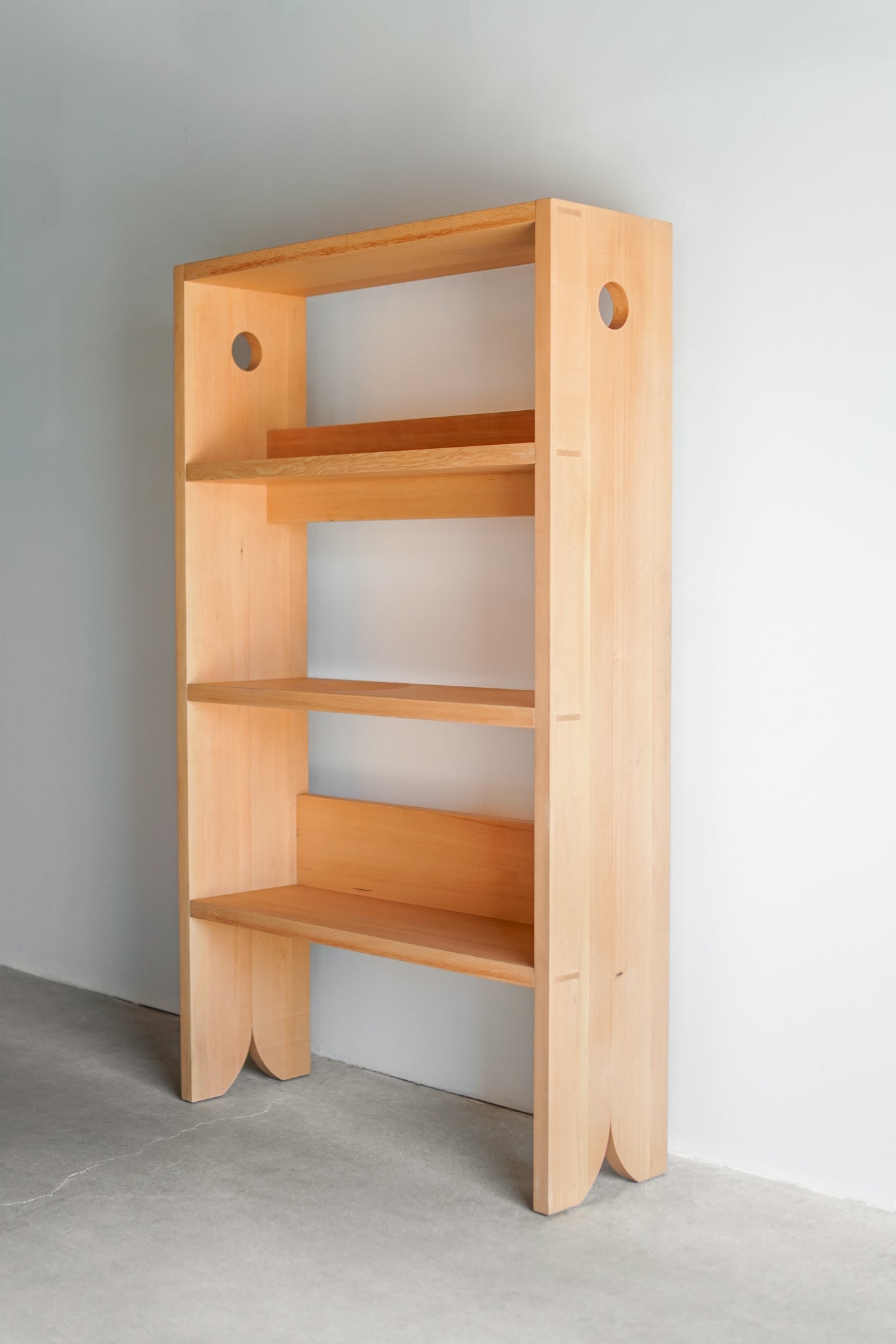 Milo bookcase side shot