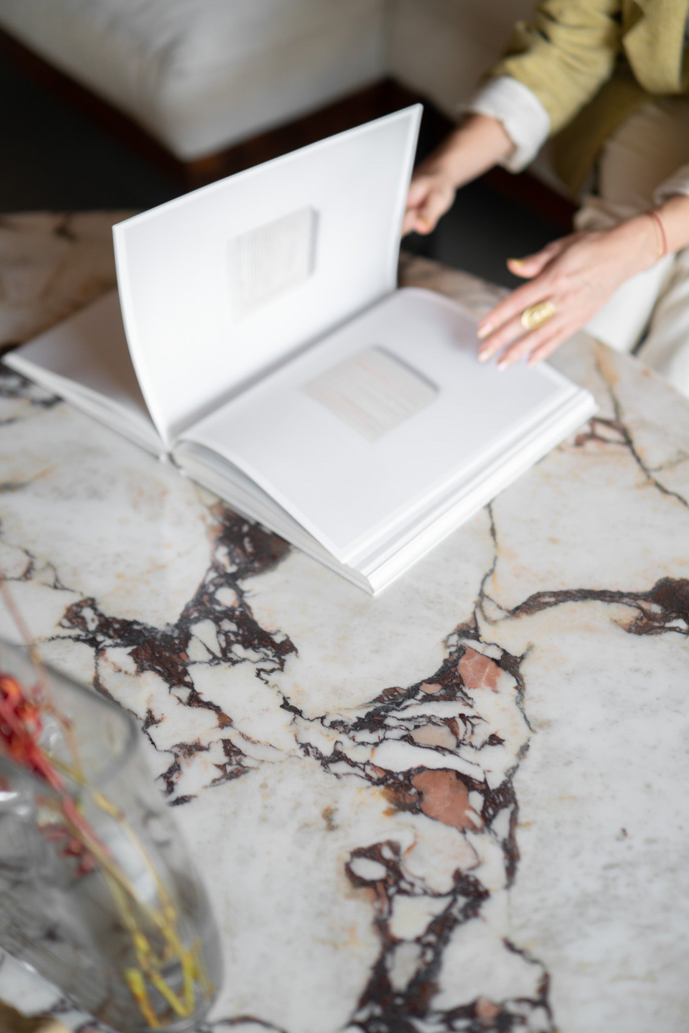 Mira coffee table styled