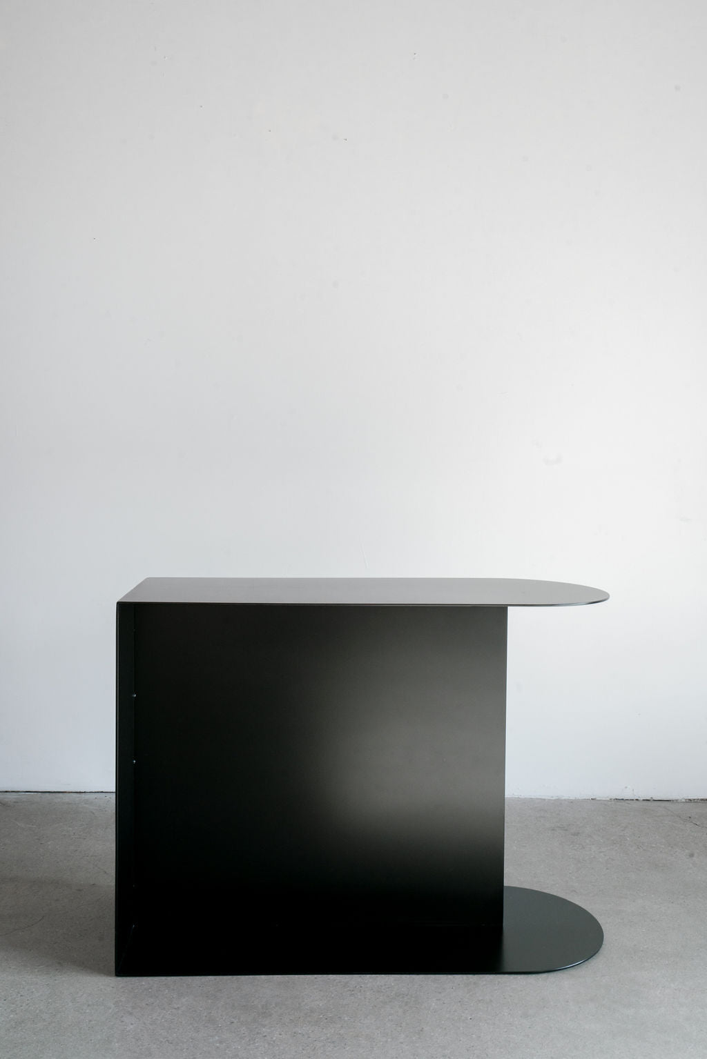 norah side table - steel accent table full shot