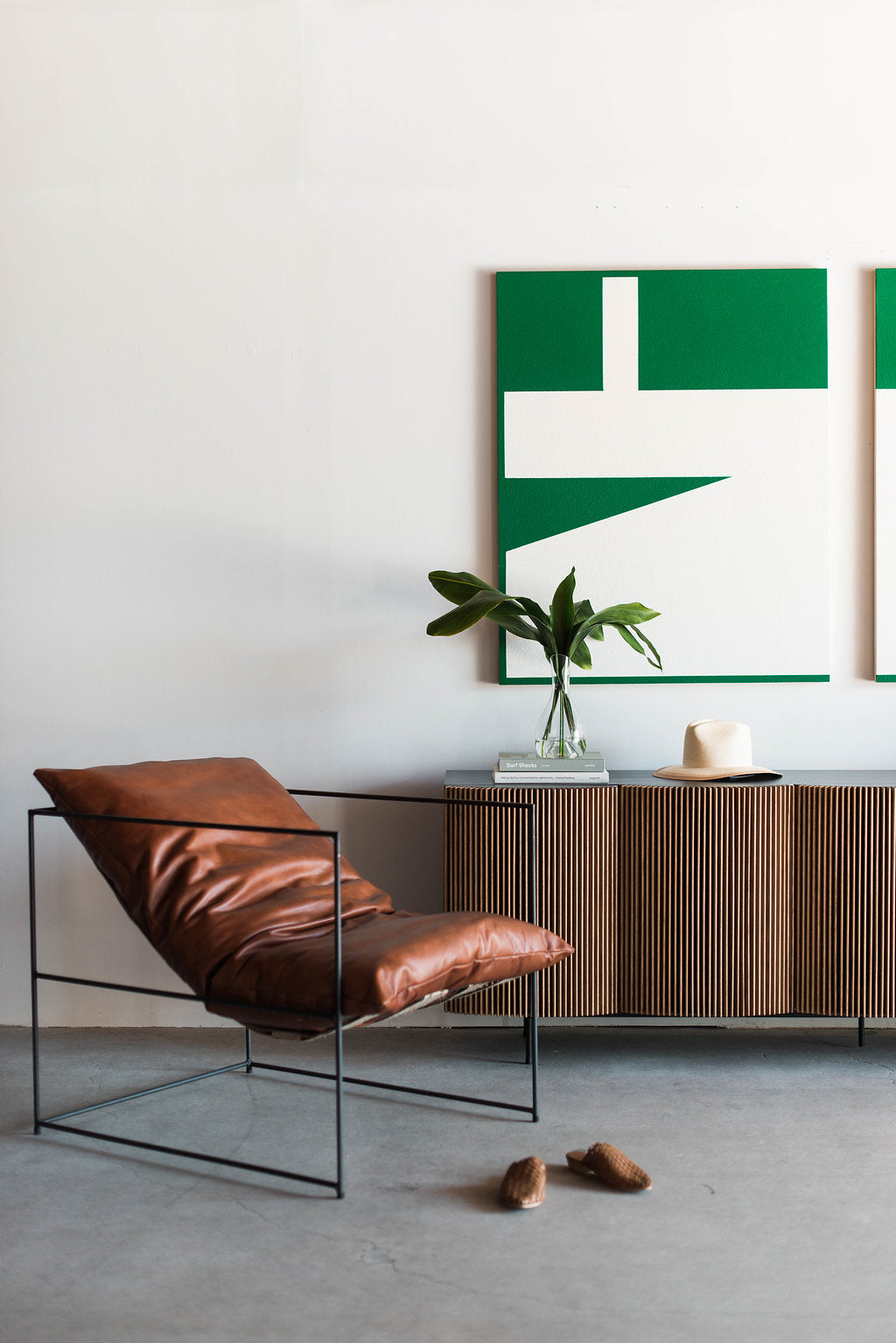 Brooks credenza 5 door - left shot