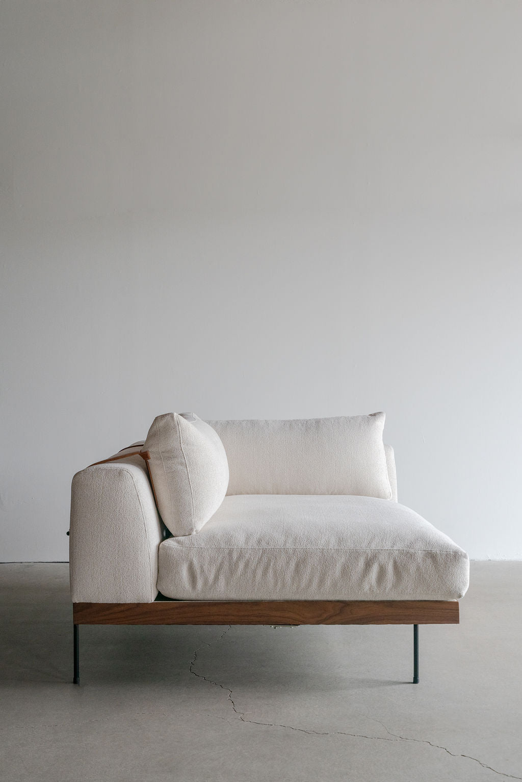 Rivera Sofa sectional (4 piece) wood frame, steel legs and upholstered cushions