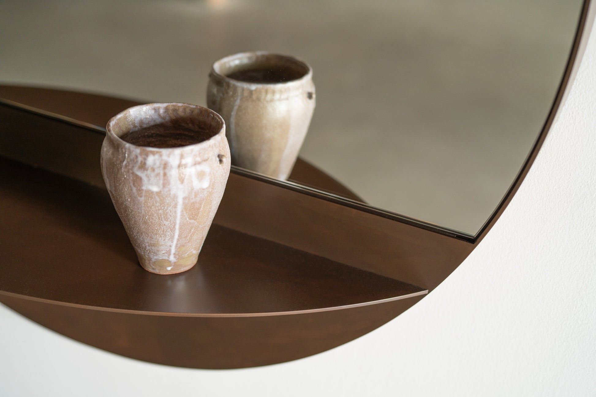 Bronson Mirror with Shelf