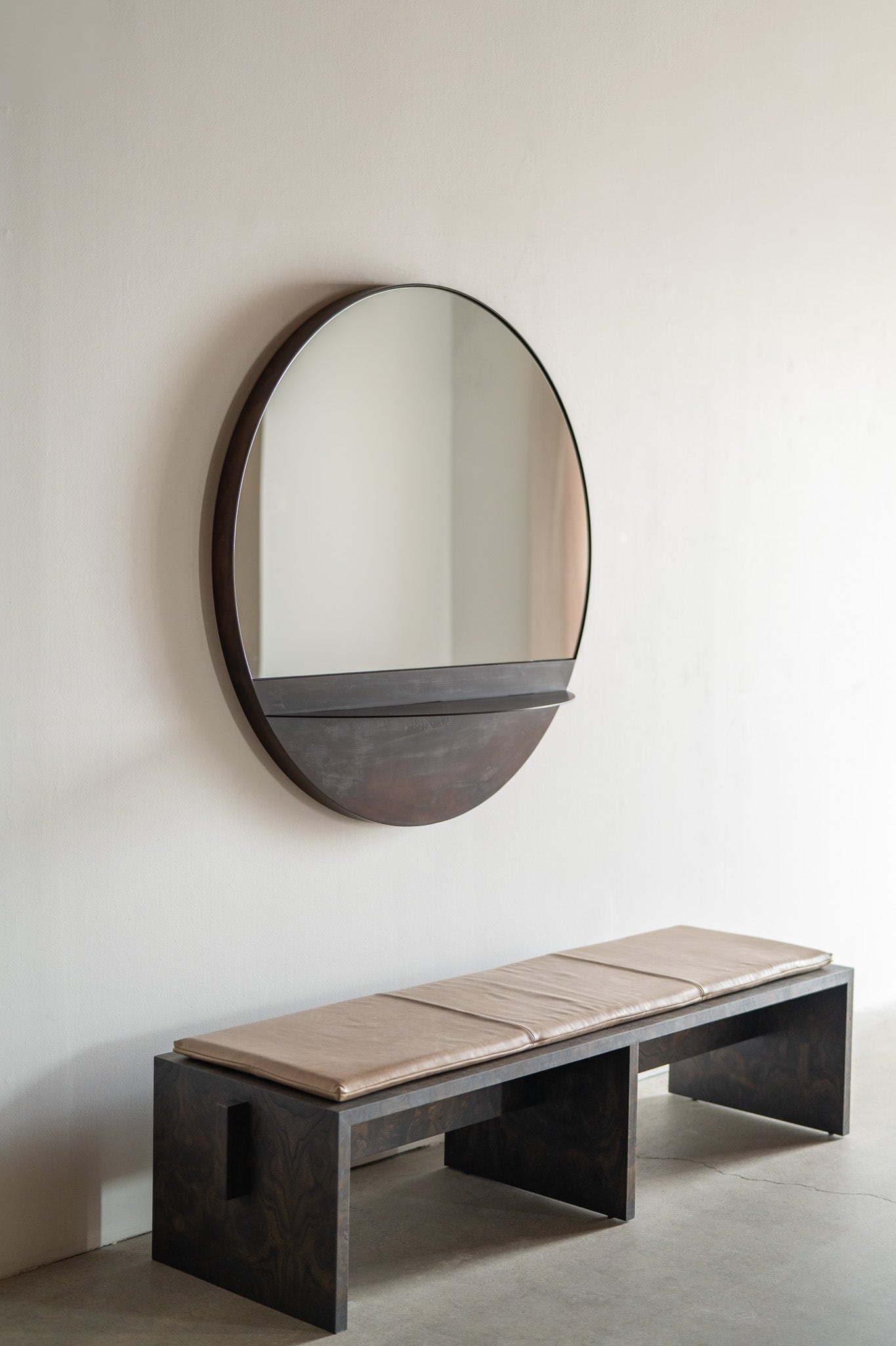 Bronson Mirror with Shelf